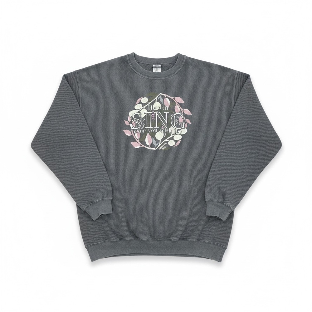 chicka-d corded Women's Crew Neck Sweatshirt.M
